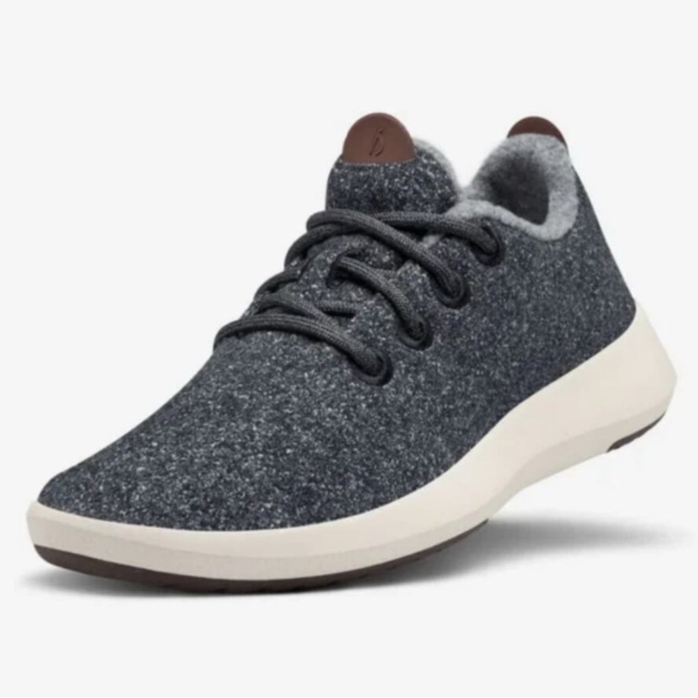 Allbirds Wool Runner Mizzle Sneakers Dark
Grey Merino Wool Women's Size 7